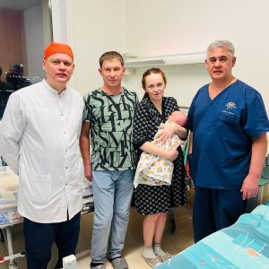Проведена 4 – ая уникальная внутриутробная операция. В семье из Казани родился мальчик